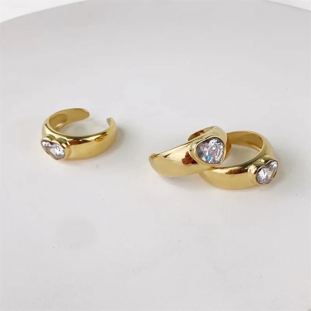 Elegant Gold and Silver Women's Ring Set